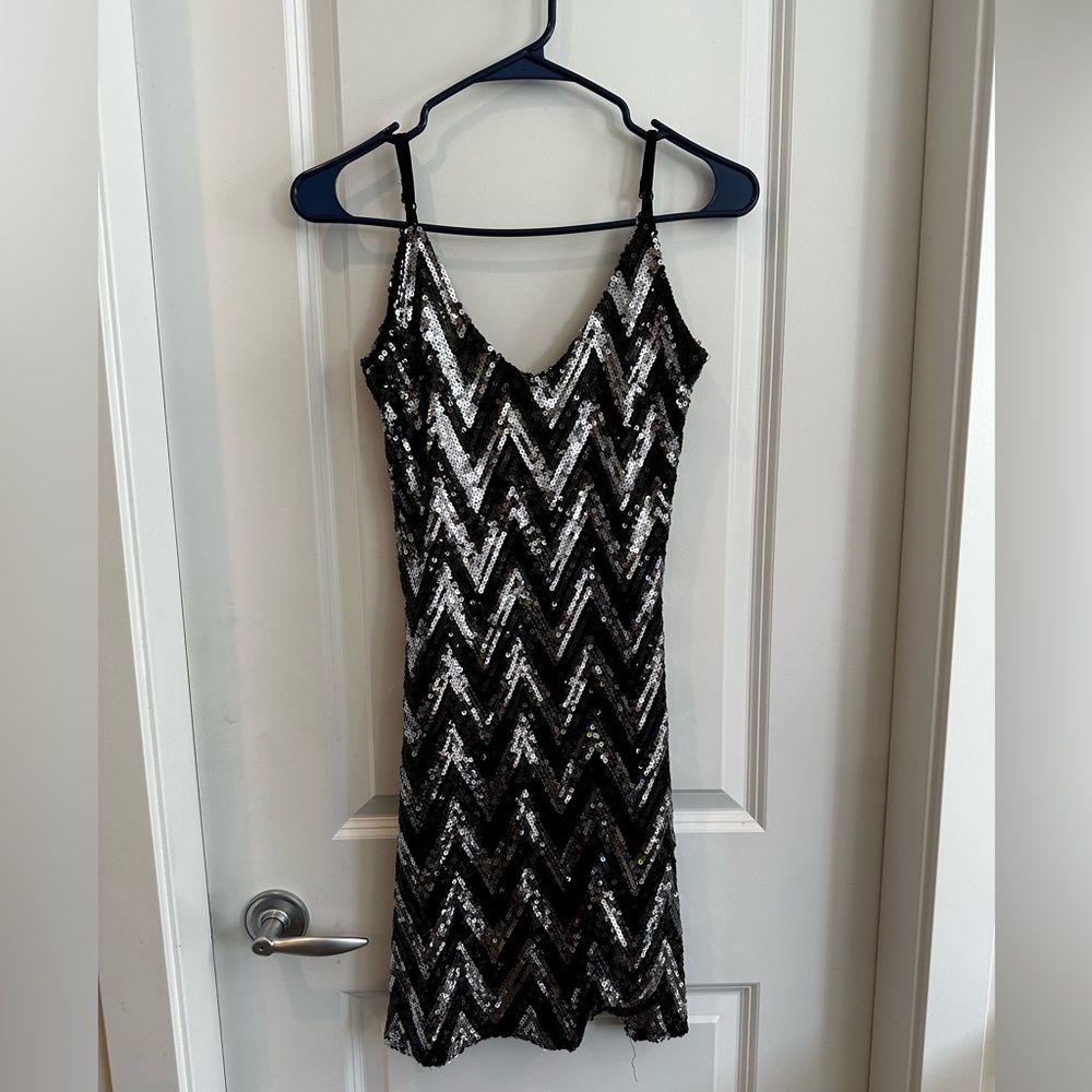 Handmade sequin mini dress